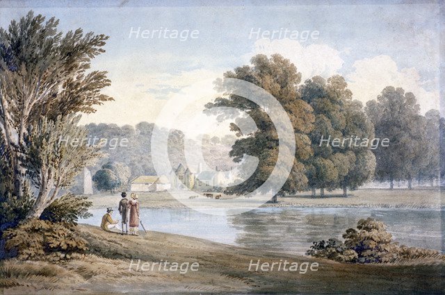 'Allington Castle, near Maidstone, Kent', 19th century. Artist: James Duffield Harding