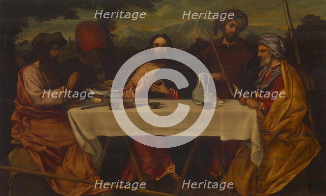 Supper at Emmaus, 1530-1540. Creator: Unknown.