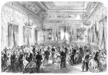 The International Naval Festival at Cherbourg: the ball at the Hotel de Ville, 1865. Creator: Unknown.