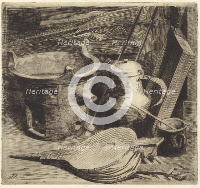 Fire, 1863. Creator: Jules-Ferdinand Jacquemart.