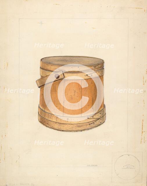 Sugar Bucket, c. 1937. Creator: John Jordan.