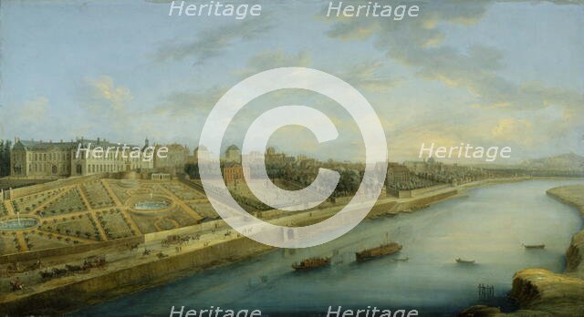 Passy and Chaillot seen from Grenelle, c1743. Creator: Charles-Leopold Grevenbroeck.