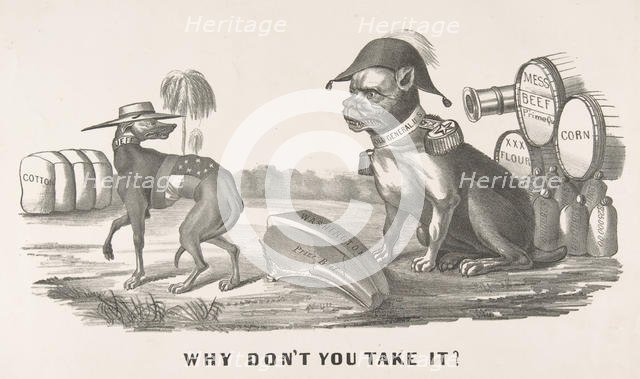 Why Don't You Take It?, 1861-64., 1861-64. Creators: Nathaniel Currier, James Merritt Ives, Currier and Ives.