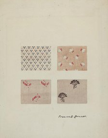 Printed Textiles, 1935/1942. Creator: Francis Bruner.