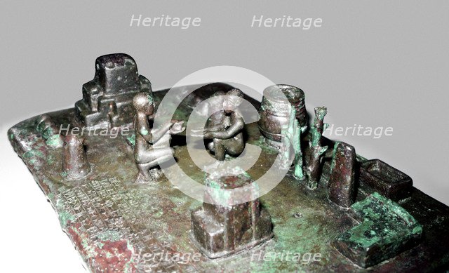 Bronze model of a cult place for ceremony of the rising of the sun, c1150 BC. Artist: Unknown