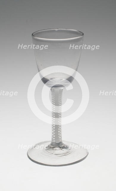 Wine Glass, England, Mid 18th century. Creator: Unknown.