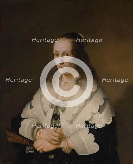 Portrait of a Woman, 1642. Creator: Ferdinand Bol.