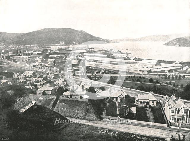 View from Maitland Street, Dunedin, New Zealand, 1895.  Creator: Unknown.