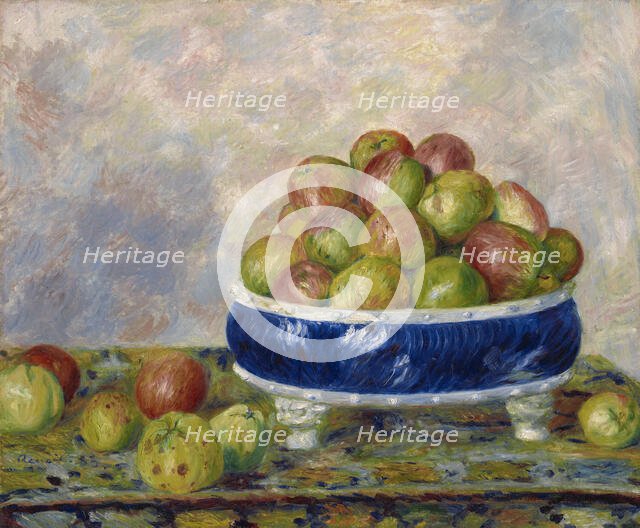Apples In A Dish, 1883. Creator: Pierre-Auguste Renoir.