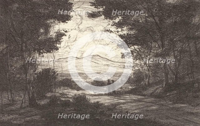 Distant Mountains (Small), 1920s. Creator: Bolton Coit Brown.