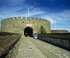 The entrance to the keep, Deal Castle, Kent, c2000s(?). Artist: Historic England Staff Photographer.