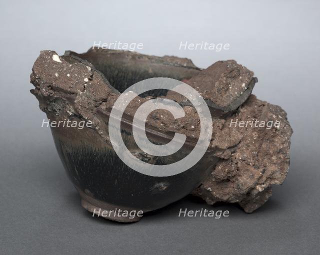 Saggers and Bowl Fragments: Jian ware, 960-1279. Creator: Unknown.