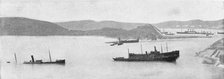 Sunken Japanese ships, Russo-Japanese War, 1904-5. Artist: Unknown