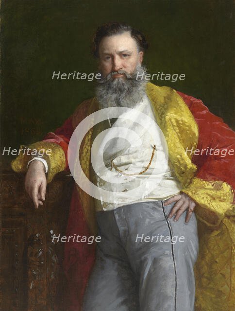 Isaac Merrit Singer, 1869. Creator: Edward Harrison May.