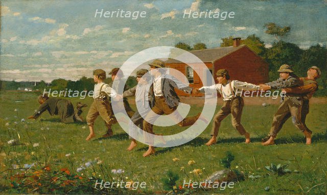 Snap the Whip, 1872. Creator: Winslow Homer.