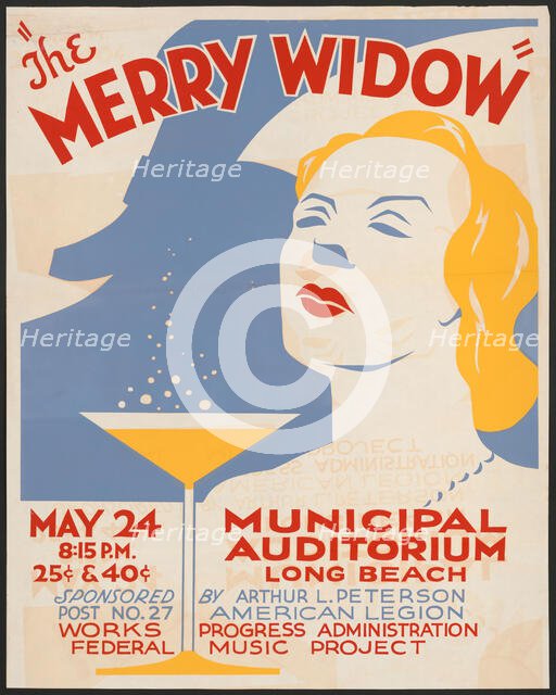 The Merry Widow, Long Beach, CA, [193-]. Creator: Unknown.