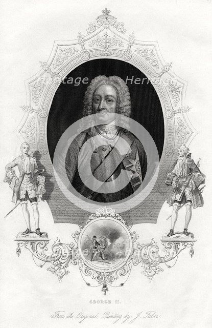 George II, King of Great Britain and Ireland, 1860. Artist: Unknown