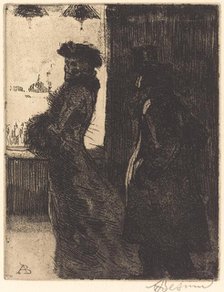 The Unknown Woman (L'inconnue), 1900. Creator: Paul Albert Besnard.