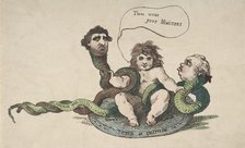 The Infant Hercules, February 3, 1784., February 3, 1784. Creator: Thomas Rowlandson.