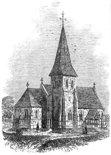 St. John's Church, Kingstone, Staffordshire, 1861. Creator: Unknown.