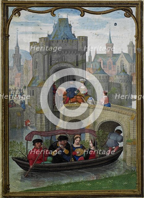 The Hours of Hennessy (Hours of Notre-Dame). Labors of the Months: May, c1530. Creator: Bening, Simon, (Workshop) (ca 1483-1561).