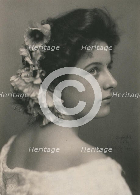 Geraldine Farrar , c1898. Creator: Addie Kilburn Robinson.