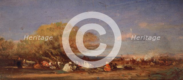 Près d'Alger, c.1859. Creator: Felix Francois Georges Philibert Ziem.