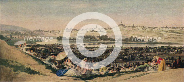 'The San Isidro Meadow', 1788 (1939). Artist: Francisco Goya.