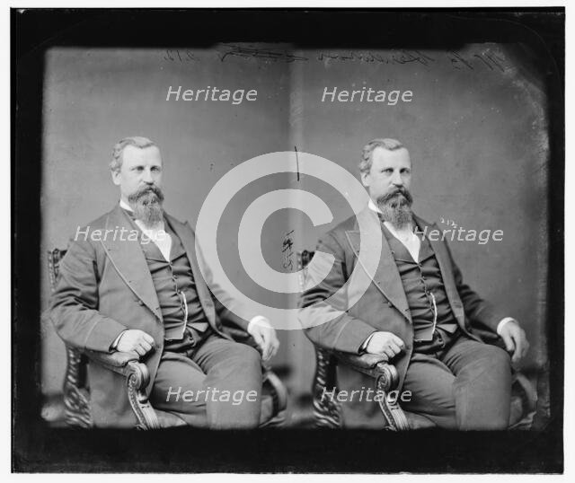 W.B. Henderson of Illinois, between 1865 and 1880. Creator: Unknown.