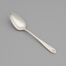 Spoon, 1779/85. Creator: Benjamin Halsted.