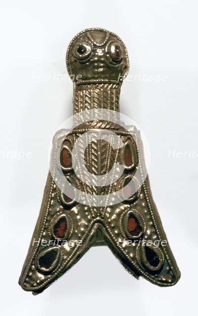 Hunnish gold fibula in the form of a cicada, 2nd century. Artist: Unknown