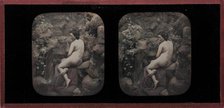 Nude at Well, between 1853 and 1856. Creator: Jacques Antoine Moulin.