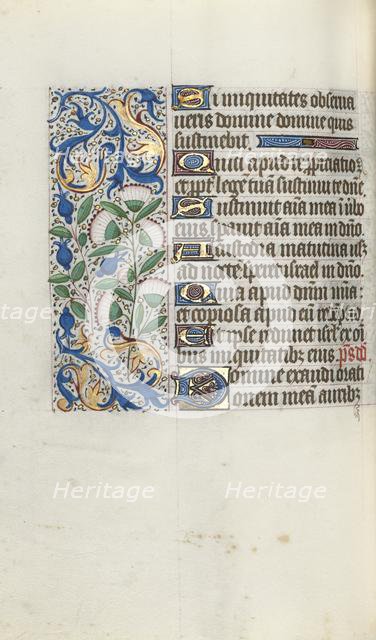 Book of Hours (Use of Rouen): fol. 90v, c. 1470. Creator: Master of the Geneva Latini (French, active Rouen, 1460-80).