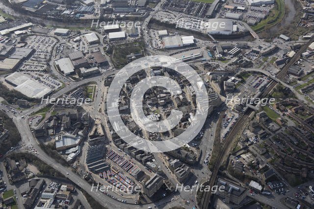 The town centre and Heritage Action Zone area, Dewsbury, Yorkshire, 2019. Creator: Historic England.