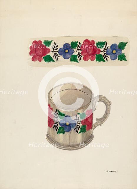 Shaving Mug, 1936. Creator: Irene M. Burge.
