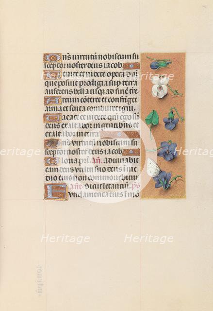 Hours of Queen Isabella the Catholic, Queen of Spain: Fol. 106r, c. 1500. Creator: Master of the First Prayerbook of Maximillian (Flemish, c. 1444-1519); Associates, and.