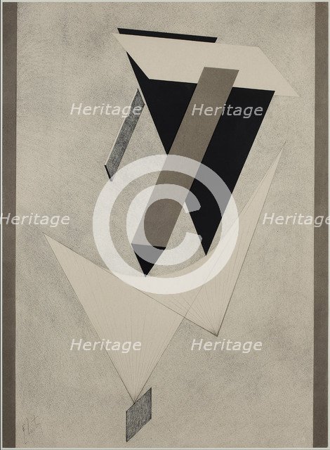 Proun. Artist: Lissitzky, El (1890-1941)