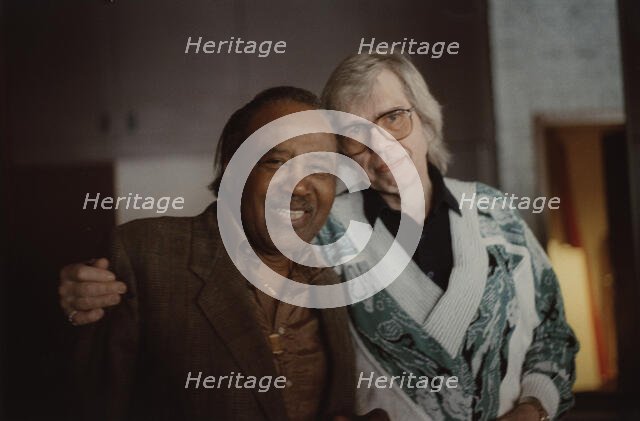 Harry "Sweets" Edison and Bob Brookmeyer, Jazz Inn Party, Nordwijk, Netherlands, 1989. Creator: Brian Foskett.