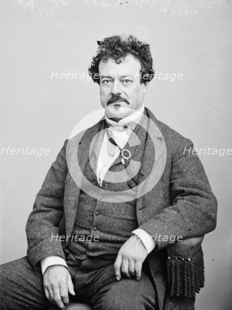 Edwin Forrest, between 1855 and 1865. Creator: Unknown.