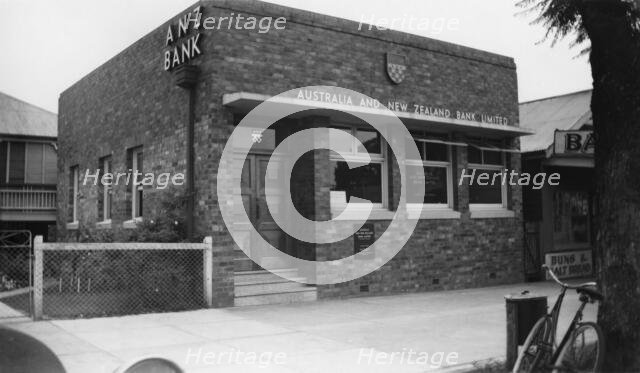 ANZ Bank, Formerly - Bank of Australasia, Caboolture, Queensland, 1955. Creator: Jack Bain.