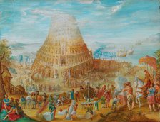 The Tower of Babel. Creator: Brentel, Friedrich (1580-1651).