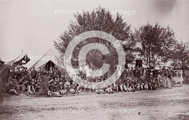 [Regiments - unidentified]. Brady album, p. 157, 1861-65. Creator: Unknown.