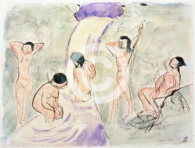 'Bathers', c1900s(?).  Creator: Henri Matisse.