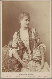 Jeanne Demarsy, 1880s. Creator: Isidore Alphonse Chalot.