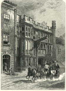 'George Inn, Glastonbury', c1870.