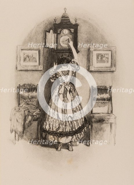 Illustration to the comedy Woe from Wit by Alexander Griboyedov, 1913.