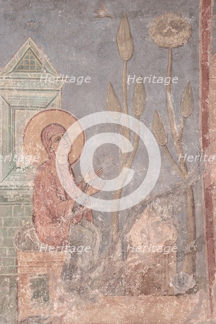 Saint Anne Praying, 12th century. Artist: Ancient Russian frescos  