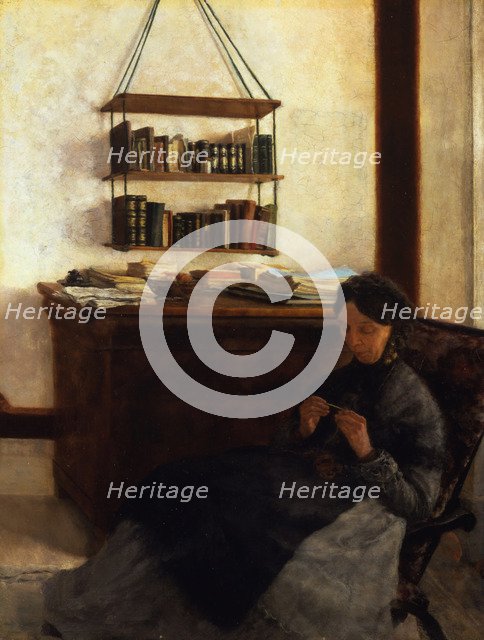 The Artist's Mother, 1877. Artist: Eysen, Louis (1843-1899)