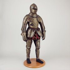 Armour (with Matching Shaffron and Saddle Plates), Italian, Milan, ca. 1600. Creator: Unknown.