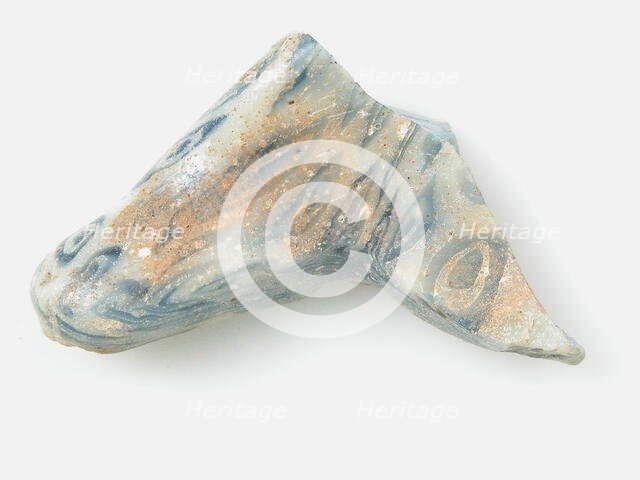 Glass Fragment from a Vessel, Coptic, 4th-early 5th century. Creator: Unknown.